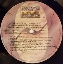 Load image into Gallery viewer, Gospel Soul Children With Thomas Whitfield : New Orleans Gospel Soul Children Live In Nashville With Thomas Whitfield (LP, Album)