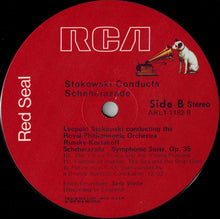 Load image into Gallery viewer, Leopold Stokowski Conducts Nikolai Rimsky-Korsakov, The Royal Philharmonic Orchestra : Scheherazade (LP)