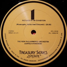 Load image into Gallery viewer, Modest Mussorgsky, Pyotr Ilyich Tchaikovsky, Leopold Stokowski : Pictures At An Exhibition · 1812 Overture (LP, Album)
