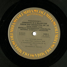 Load image into Gallery viewer, Pyotr Ilyich Tchaikovsky - Isaac Stern, Mstislav Rostropovich, National Symphony Orchestra : Violin Concerto / Meditation, Op. 42, No. 1 (LP, Album)