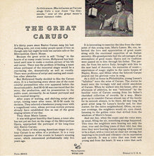 Load image into Gallery viewer, Mario Lanza : The Great Caruso (4x7", Red)
