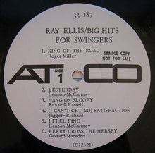 Load image into Gallery viewer, Ray Ellis : Big Hits For Swingers (LP, Album, Mono, Promo)