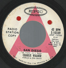 Load image into Gallery viewer, Charlie Walker (2) : San Diego (7", Promo)