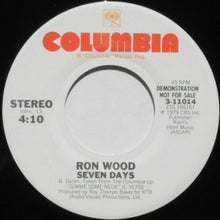 Load image into Gallery viewer, Ron Wood : Seven Days (7", Mono, Promo)