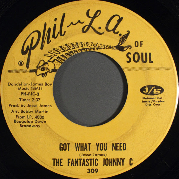 The Fantastic Johnny C : Got What You Need (7
