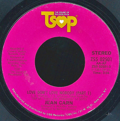Jean Carn : Love Don't Love Nobody (7