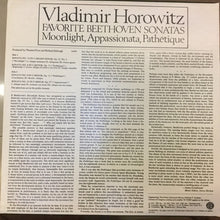 Load image into Gallery viewer, Ludwig van Beethoven - Vladimir Horowitz : Favorite Beethoven Sonatas (LP, Album, Comp)
