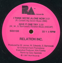 Load image into Gallery viewer, Relation Inc. : I Think We&#39;re Alone Now (12&quot;)