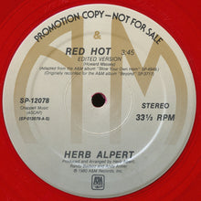 Load image into Gallery viewer, Herb Alpert : Red Hot (12&quot;, Promo, Red)