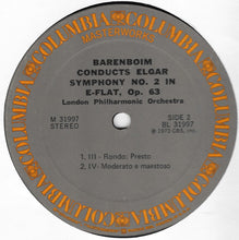 Load image into Gallery viewer, Daniel Barenboim Conducts Sir Edward Elgar, The London Philharmonic Orchestra : Symphony No. 2 (LP, Album)