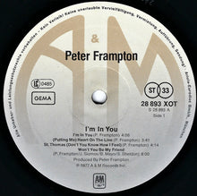 Load image into Gallery viewer, Peter Frampton : I'm In You (LP, Album)
