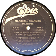Load image into Gallery viewer, Marshall Chapman : Marshall (LP, Album)