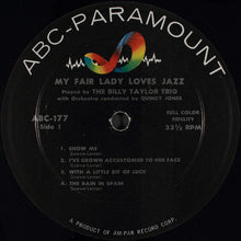 Load image into Gallery viewer, Billy Taylor Trio : My Fair Lady Loves Jazz (LP, Album)