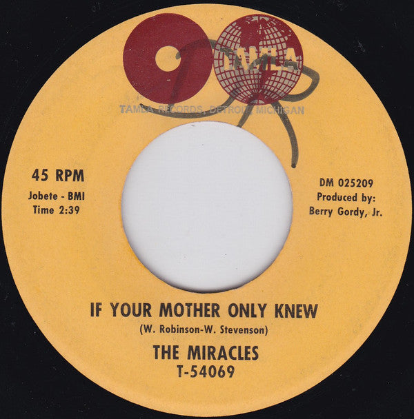 The Miracles : If Your Mother Only Knew / Way Over There (7