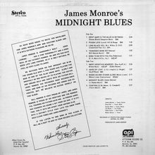 Load image into Gallery viewer, James Monroe (2) : Midnight Blues (LP, Album)