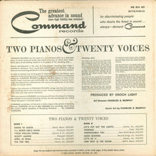 Load image into Gallery viewer, Lew Davies And His Orchestra : Two Pianos &amp; Twenty Voices (LP, Album)