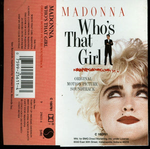 Various : Who's That Girl (Original Motion Picture Soundtrack) (Cass, Album, Comp, Club, RP, BMG)