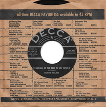 Load image into Gallery viewer, Bobby Helms : My Special Angel / Standing At The End Of My World (7", Single, Glo)