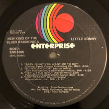 Load image into Gallery viewer, Little Sonny : New King Of The Blues Harmonica (LP, Album, Promo)