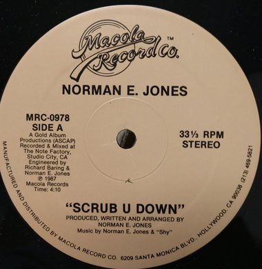 Norman E. Jones : Scrub U Down (12