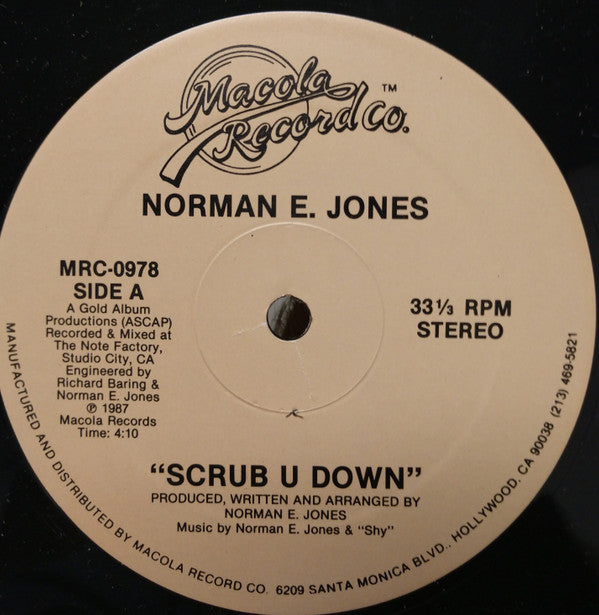 Norman E. Jones : Scrub U Down (12