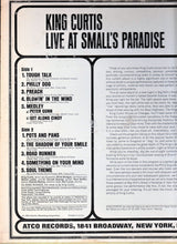 Load image into Gallery viewer, King Curtis : Live At Small&#39;s Paradise (LP, Album, Mono)