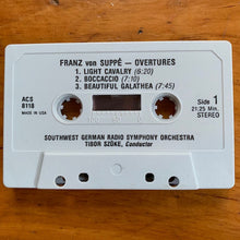 Load image into Gallery viewer, Franz von Suppé - Südwestfunkorchester Baden-Baden Conducted By Tibor Szöke : Overtures (Cass, Album, RE)