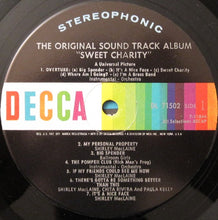 Load image into Gallery viewer, Shirley MacLaine And Sammy Davis Jr. : Sweet Charity (The Original Sound Track Album) (LP, Album, Glo)