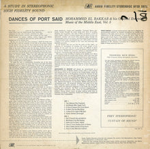 Load image into Gallery viewer, Mohammed El-Bakkar &amp; His Oriental Ensemble : Dances Of Port Said (LP, Album)