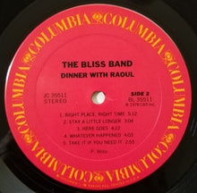 Load image into Gallery viewer, The Bliss Band : Dinner With Raoul (LP)