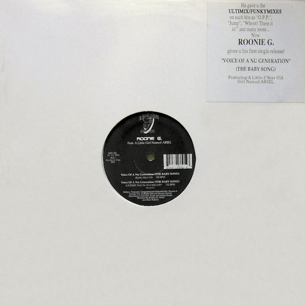 Roonie G Featuring A Little Girl Named Ariel : Voice Of A Nu Generation (The Baby Song) (12