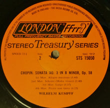 Load image into Gallery viewer, Wilhelm Kempff, Frédéric Chopin : Piano Music Of Chopin Volume 3 (LP, RE)