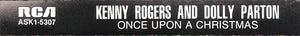 Kenny Rogers And Dolly Parton : Once Upon A Christmas (Cass, Album)