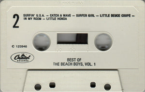 The Beach Boys : Best Of The Beach Boys, Vol. 1 (Cass, Comp, Club, RE)
