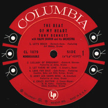 Load image into Gallery viewer, Tony Bennett : The Beat Of My Heart (LP, Album, Mono)