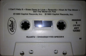 Klaatu : Endangered Species (Cass, Album)
