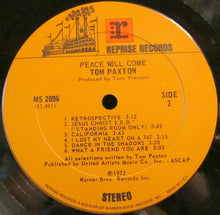 Load image into Gallery viewer, Tom Paxton : Peace Will Come (LP, Album)