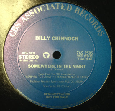 Bill Chinnock : Somewhere In The Night (12