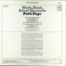Load image into Gallery viewer, Patti Page : Hush, Hush Sweet Charlotte (LP)