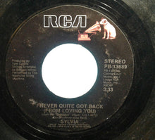 Load image into Gallery viewer, Sylvia (7) : I Never Quite Got Back (From Loving You)  (7", Styrene, Ind)