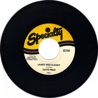 Lloyd Price : Lawdy Miss Clawdy / Mailman Blues (7