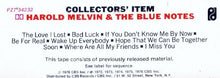 Load image into Gallery viewer, Harold Melvin And The Blue Notes : Collectors&#39; Item (Cass, Comp)