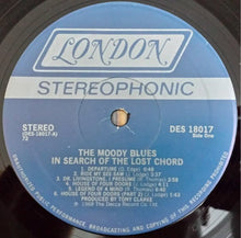 Load image into Gallery viewer, The Moody Blues : In Search Of The Lost Chord (LP, Album, Card, RE, 72 )