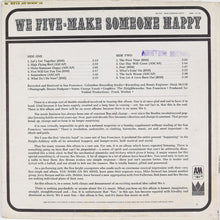 Load image into Gallery viewer, We Five : Make Someone Happy (LP, Mono, Promo)