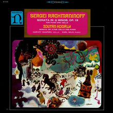 Load image into Gallery viewer, Sergei Vasilyevich Rachmaninoff / Zoltán Kodály - Harvey Shapiro, Earl Wild : Sonata In G Minor, Op. 19 For Piano And 'Cello / Sonata, Op. 4 For 'Cello And Piano (LP, Album)