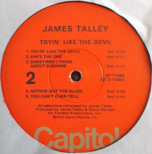 Load image into Gallery viewer, James Talley : Tryin' Like The Devil (LP, Album, Win)