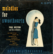 Load image into Gallery viewer, Paul Weston And His Orchestra : Melodies For Sweethearts (4x7&quot;, Album, Box)