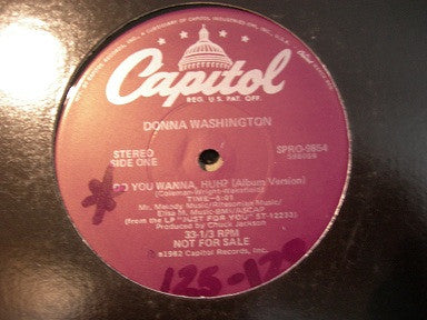 Donna Washington : Do You Wanna, Huh? (12