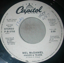 Load image into Gallery viewer, Mel McDaniel : Anger &amp; Tears (7", Promo)