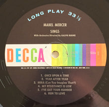 Load image into Gallery viewer, Mabel Mercer : Mabel Mercer Sings (LP, Album, Mono)